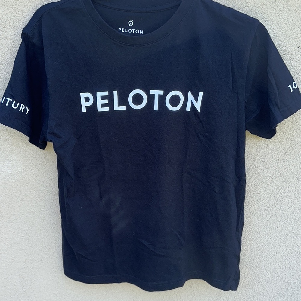 Peloton 🔥 Black Short Sleeve Tee Shirt Sz XS